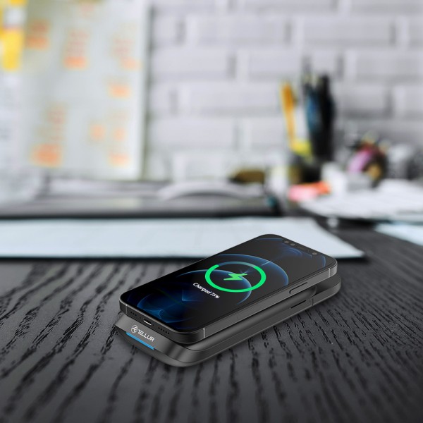 Tellur 3-in-1 Wireless Desk Charger Αναδιπλούμενη βάση ασύρματης φόρτισης 3 σε 1 με υποστήριξη τεχνολογίας Qi