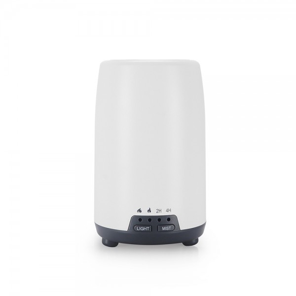 Tellur Flame Aroma Diffuser Ηλεκτρονικός υγραντήρας τηλεχειριζόμενος σε λευκό χρώμα (TLL441121)