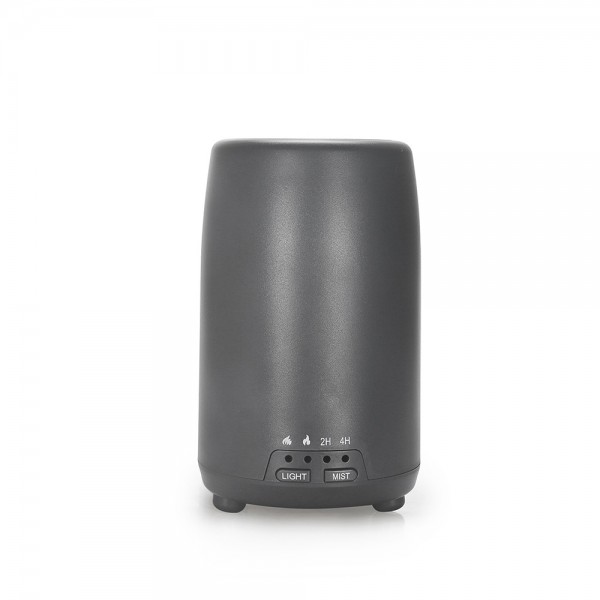 Tellur Flame Aroma Diffuser Ηλεκτρονικός υγραντήρας τηλεχειριζόμενος σε σκούρο γκρι χρώμα (TLL441131)