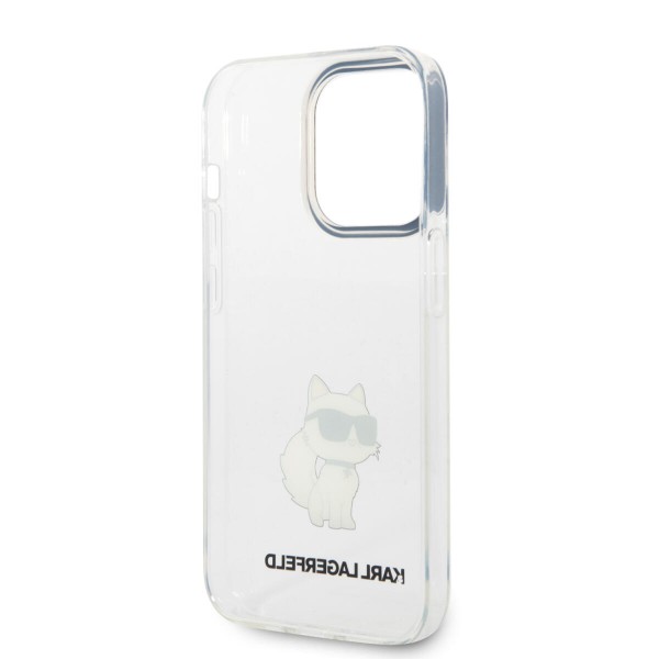 Karl Lagerfeld Ikonik Back Cover Case Choupette Διάφανη θήκη προστασίας από TPU / PC – iPhone 14 Pro (Clear)