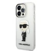 Karl Lagerfeld Ikonik Back Cover Case Karl Διάφανη θήκη προστασίας από TPU / PC – iPhone 14 Pro (Clear)