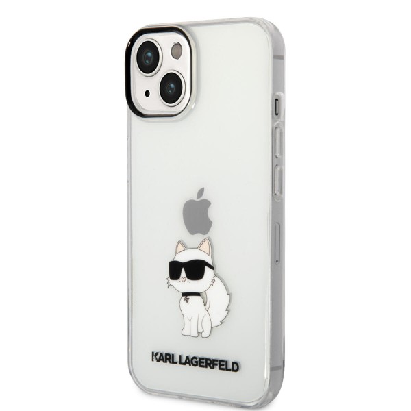 Karl Lagerfeld Ikonik Back Cover Case Choupette Διάφανη θήκη προστασίας από TPU / PC – iPhone 14 Plus (Clear)