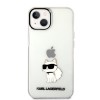 Karl Lagerfeld Ikonik Back Cover Case Choupette Διάφανη θήκη προστασίας από TPU / PC – iPhone 14 Plus (Clear)