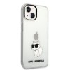 Karl Lagerfeld Ikonik Back Cover Case Choupette Διάφανη θήκη προστασίας από TPU / PC – iPhone 14 Plus (Clear)