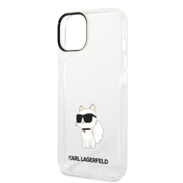 Karl Lagerfeld Ikonik Back Cover Case Choupette Διάφανη θήκη προστασίας από TPU / PC – iPhone 14 Plus (Clear)