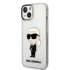 Karl Lagerfeld Ikonik Back Cover Case Karl Διάφανη θήκη προστασίας από TPU / PC – iPhone 14 Plus (Clear)