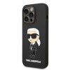 Karl Lagerfeld NFT Ikonik Magsafe Silicone Case Karl Θήκη προστασίας με ενσωματωμένο δαχτυλίδι MagSafe – iPhone 14 Pro (Black)