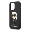 Karl Lagerfeld NFT Ikonik Magsafe Silicone Case Karl Θήκη προστασίας με ενσωματωμένο δαχτυλίδι MagSafe – iPhone 14 Pro (Black)