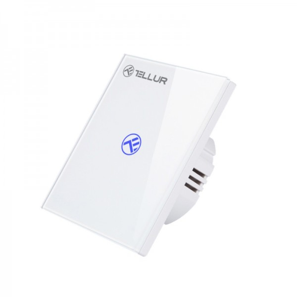 Tellur WiFi Switch 1 Port 1800W Έξυπνος διακόπτης WiFi 1 θύρας σε λευκό (TLL331481)