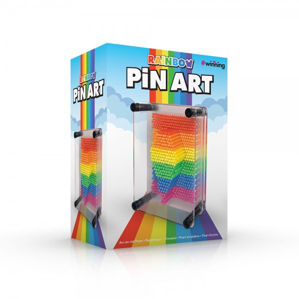 The Source Rainbow Pin Art - Επιτραπέζιο διακοσμητικό 3D Pin Art - Πολύχρωμο