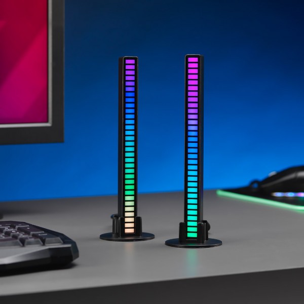 The Source Twin Pack Sound Reactive Light Bars – Σετ μπάρες με LED Equalizer που αντιδρά στη μουσική