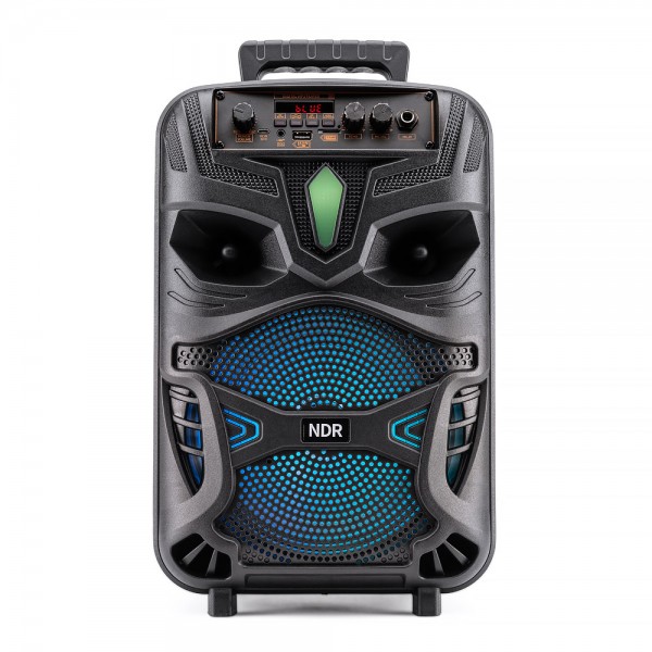 The Source  Karaoke Speaker with Mic Ηχείο με λειτουργία karaoke με μικρόφωνο και χειριστήριο σε μαύρο χρώμα (89308)