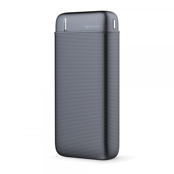 Forever TB-100L Powerbank 20.000mAh σε μαύρο χρώμα με 2x USB-A (GSM099220)