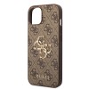 Guess “4G Logo Collection” Hard Case PU Leather Θήκη προστασίας από δερματίνη – iPhone 14 Plus (Καφέ) #GUHCP14M4GMGBR