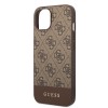 Guess “4G Logo Collection” Printed Stripe Θήκη προστασίας από δερματίνη – iPhone 14 Plus (Καφέ) #GUHCP14MG4GLBR