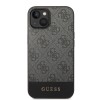 Guess “4G Logo Collection” Printed Stripe Θήκη προστασίας από δερματίνη – iPhone 14 Plus (Γκρι) #GUHCP14MG4GLGR