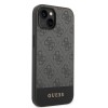 Guess “4G Logo Collection” Printed Stripe Θήκη προστασίας από δερματίνη – iPhone 14 Plus (Γκρι) #GUHCP14MG4GLGR