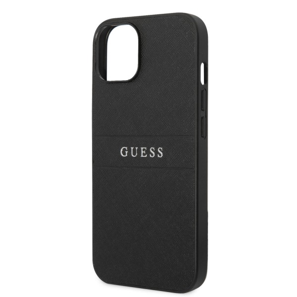 Guess Saffiano Hard Case Θήκη προστασίας από δερματίνη – iPhone 14 Plus (Μαύρο)