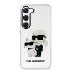 Karl Lagerfeld Transpared Case Karl+Choupette- Θήκη προστασίας απο σιλικόνη -Samsung Galaxy S23 S911 (Clear/Glitter) #KLHCS23SHNKCTGT