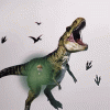 HoloToyz – Mighty T-Rex AR Wall Decals Τεράστιο Αυτοκόλλητο Τοίχου Επαυξημένης πραγματικότητας με εικόνες που ζωντανεύουν σε κινούμενα σχέδια