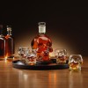 The Source Skull Decanter Σετ Ποτού 5 Τεμαχίων και δίσκος σε σχήμα κρανίου