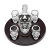 The Source Skull Decanter Σετ Ποτού 5 Τεμαχίων και δίσκος σε σχήμα κρανίου