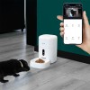 Tellur Smart WiFi Pet Feeder 4L & UltraHD Camera Έξυπνη τηλεχειριζόμενη WiFi Ποτίστρα/ταΐστρα 4 λίτρων Γάτας/Σκύλου με ενσωματωμένη κάμερα σε χρώμα λευκό