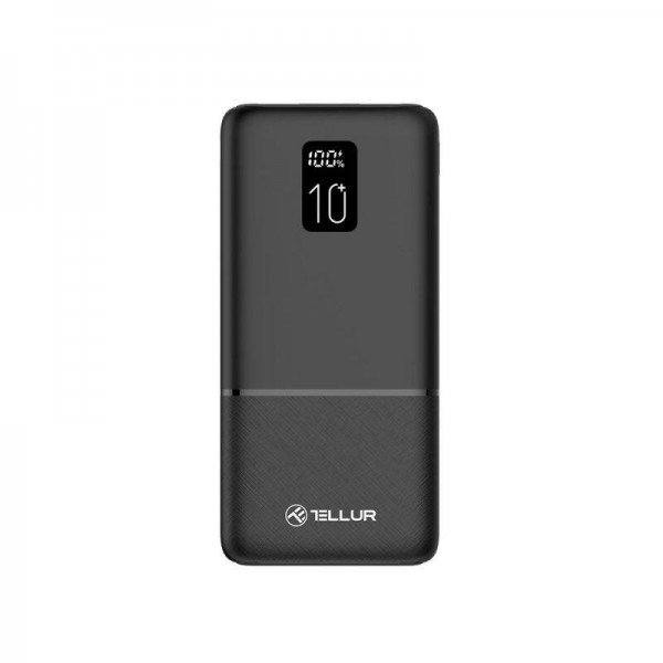 Tellur Powerbank PD102 Boost Pro 10.000mAh σε μαύρο χρώμα με 2x USB QuickCharge 3.0 (TLL158341)