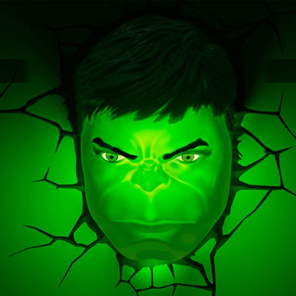 The Source Hulk Face 3D Deco Light #75193