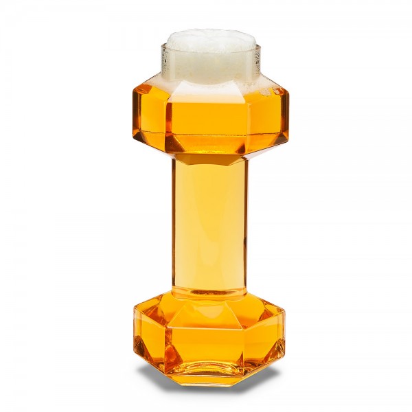 Dumbbell Beer Glass-Ποτήρι μπύρας σε σχήμα βαράκι γυμναστικής 600 ml #89606