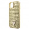 Guess “Rhinestones Triangle Metal Logo Collection” Θήκη προστασίας για iPhone 14 Χρυσό #GUHCP14SHDGTPD