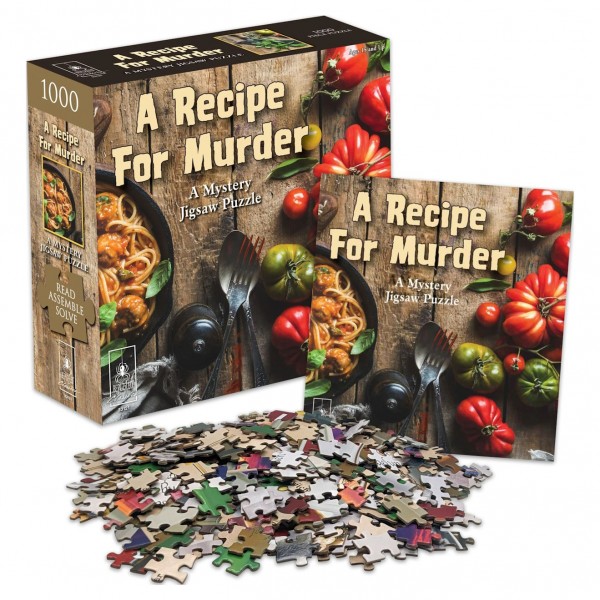 University Games Mystery Puzzle A Recipe for Murder 1000pieces #UG33121