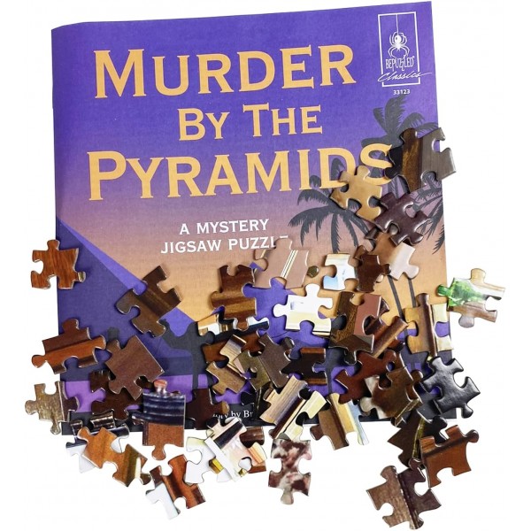 University Games Mystery Puzzle Murder by the Pyramids 1000pieces #UG33123