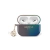 Guess “4G Charm” Collection Θήκη προστασίας από ιριδίζουσα σιλικόνη για Apple Airpods Pro με κρεμαστό στολίδι Black #GUAPHPLIGEK