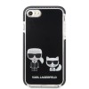 Karl Lagerfeld Ikonik Case “Karl & Choupette” Θήκη προστασίας από σκληρό πλαστικό – iPhone 7/8/SE (Μαύρο – KLHCI8TPEKCK)