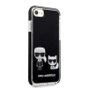 Karl Lagerfeld Ikonik Case “Karl & Choupette” Θήκη προστασίας από σκληρό πλαστικό – iPhone 7/8/SE (Μαύρο – KLHCI8TPEKCK)