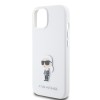 Karl Lagerfeld Ikonik Metal Pin Hard Case Θήκη προστασίας από σιλικόνη – iPhone 15 White #KLHCP15SSMHKNPH