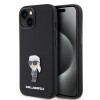 Karl Lagerfeld Ikonik Metal Pin Hard Case Θήκη προστασίας από σιλικόνη – iPhone 15 Black #KLHCP15SSMHKNPK