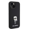 Karl Lagerfeld Ikonik Metal Pin Hard Case Θήκη προστασίας από σιλικόνη – iPhone 15 Black #KLHCP15SSMHKNPK