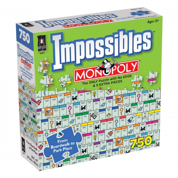 University Games – Bepuzzled – Impossibles – Monopoly – 750pieces #UG33931