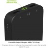 Mophie Powerstation 2023 Powerbank 10.000mAh με 2 θύρες USB-A και 1 θύρα USB-C (PowerDelivery 20W) σε μαύρο χρώμα