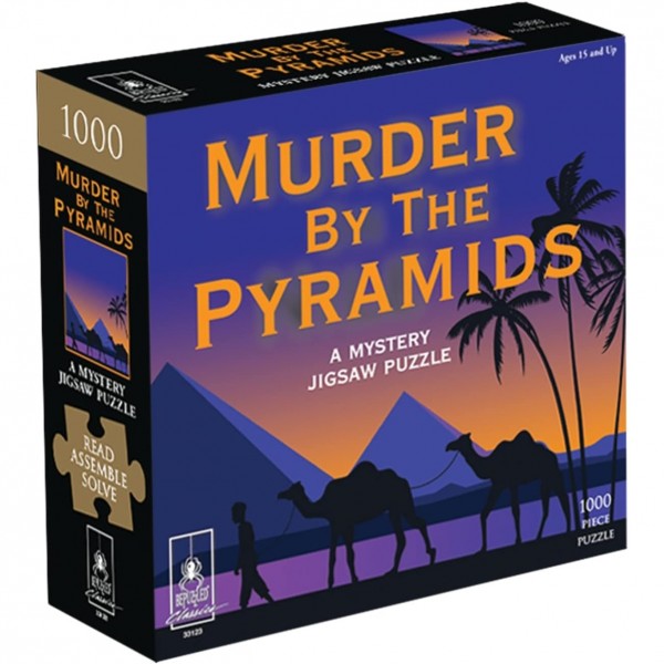 University Games Mystery Puzzle Murder by the Pyramids 1000pieces #UG33123