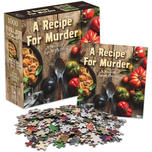 University Games Mystery Puzzle A Recipe for Murder 1000pieces #UG33121