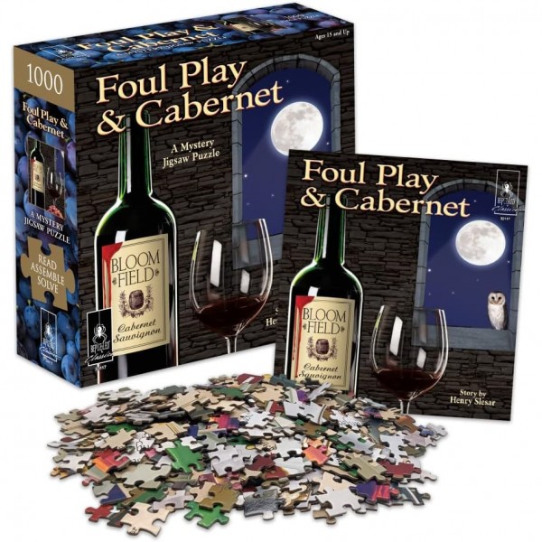 University Games Mystery Puzzle Foul Play & Cabernet 1000pieces #UG33117