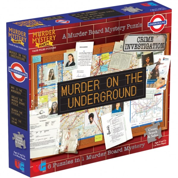 University Games Murder Mystery Party Murder on the Underground #UG33272