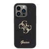 Guess Fixed Glitter 4G Logo Case Θήκη προστασίας από σιλικόνη – iPhone 15 Pro Black #GUHCP15LHG4SGK