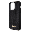 Guess “Sequin Script Metal” Hard Case iPhone 15 Pro Black #GUHCP15LPSFDGSK