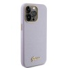 Guess Glitter Full Wrapped Glossy Case with Vintage Script Logo Θήκη προστασίας από σιλικόνη – iPhone 15 Pro Max Glitter Lilac #GUHCP15XPGMCSL