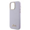 Guess Glitter Full Wrapped Glossy Case with Vintage Script Logo Θήκη προστασίας από σιλικόνη – iPhone 15 Pro Max Glitter Lilac #GUHCP15XPGMCSL