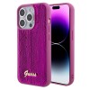 Guess “Sequin Script Metal” Hard Case iPhone 15 Pro Max Fuchsia #GUHCP15XPSFDGSF